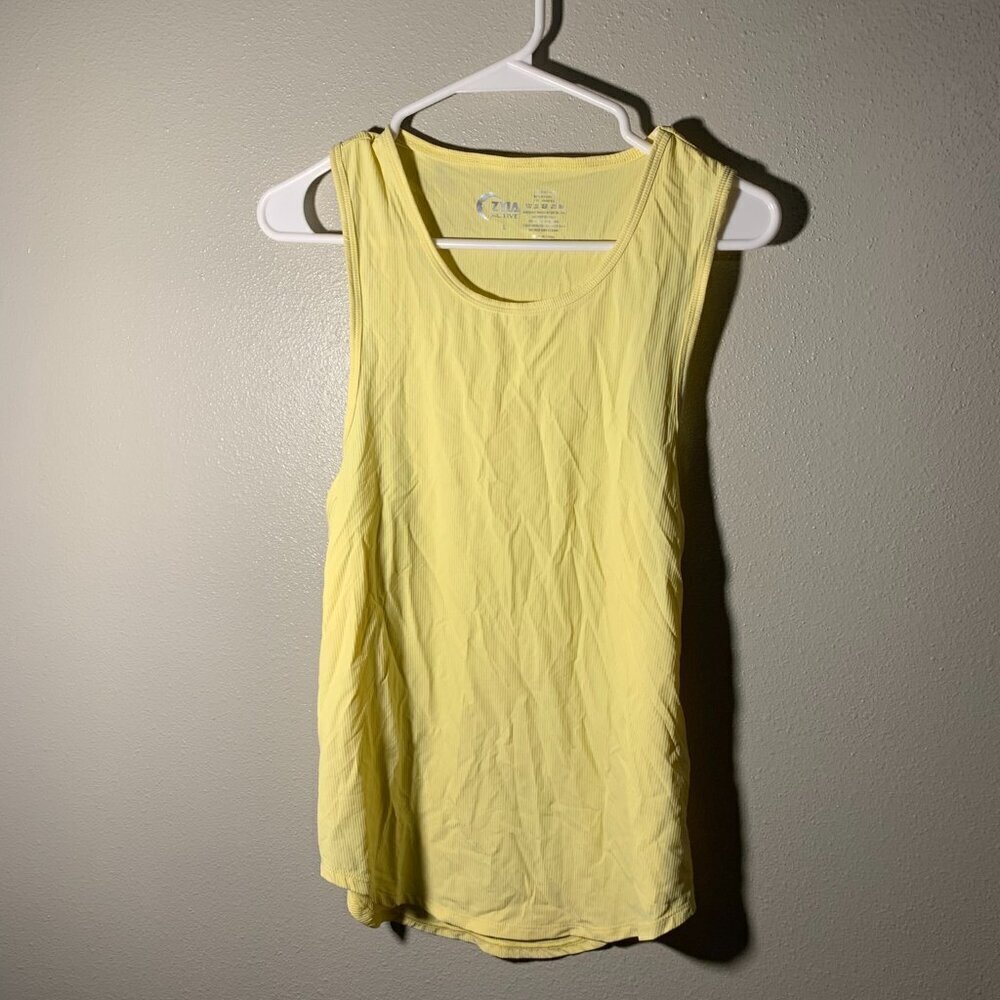 Zyia pale yellow tank top